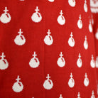 Jersey de Navidad para Hombre con Renos y Nieve Rojo Detalle