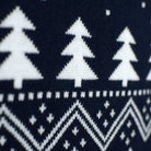Jersey de Navidad para Mujer con Árboles, Muñecos y Papá Noel detalle